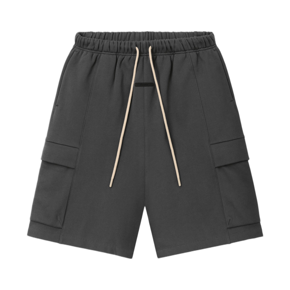 - Essentials Fleece Cargo Basketball Short Iron Grey - 26SS