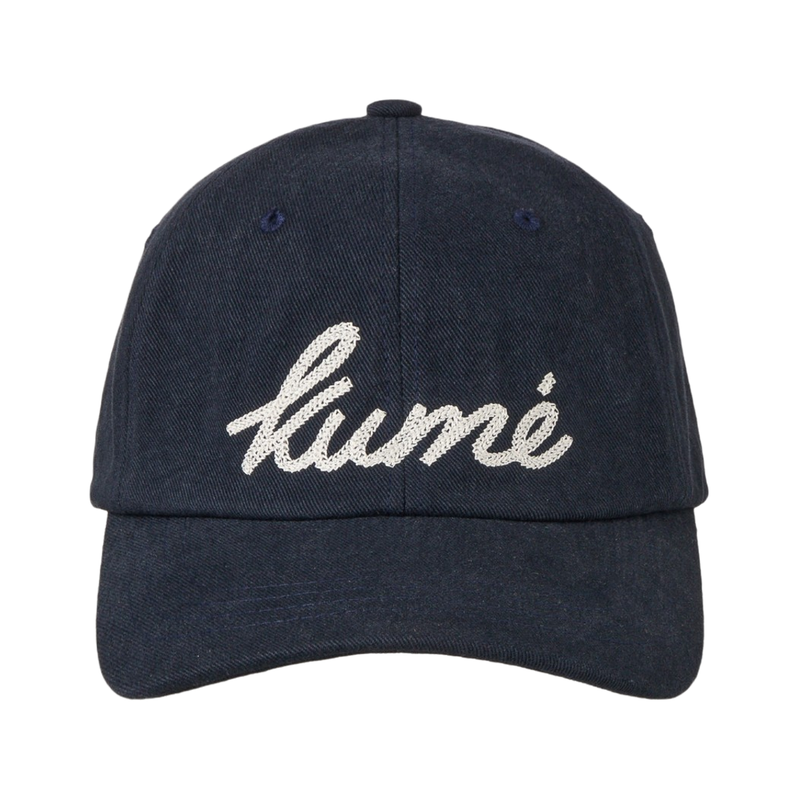 쿠메 체인 로고 빈티지 볼 캡 네이비(KUME Chain Logo Vintage Ball Cap - Navy)