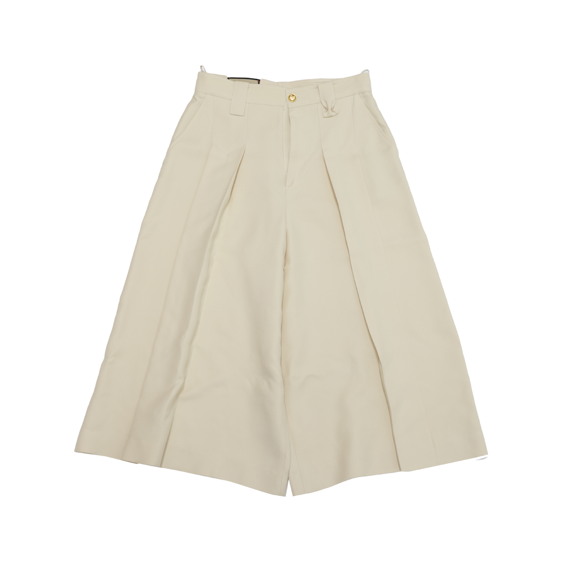 IT3KACW8PJAC Gucci 664412 Silk Wool Pants in Ivory