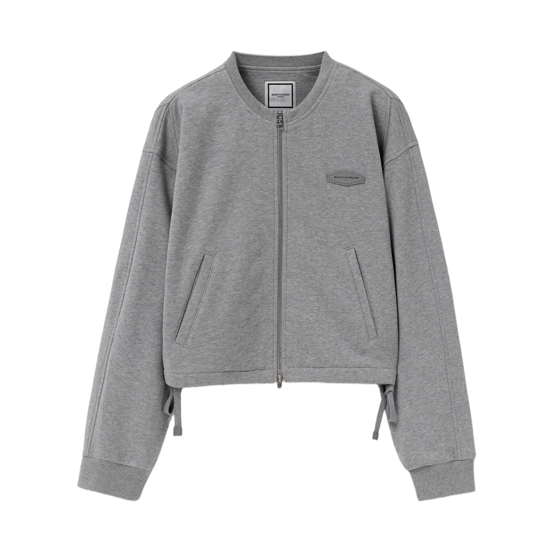 M261TS43779G (W) Wooyoungmi Sweatshirt Zip-Up Cardigan Grey - 26SS