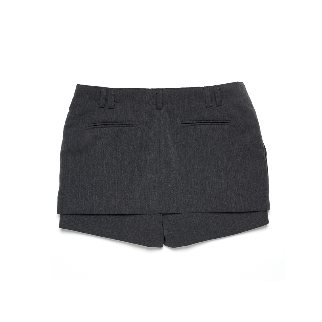 라츠유 원더 원더 스트랩 스커트 차콜(LOTS YOU Wonder Wander Strap Skirt Charcoal) - 2