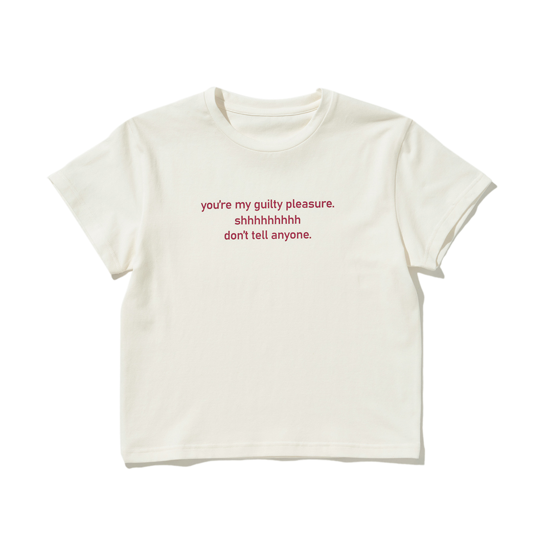 라츠유 길티 플레저 베이비 티셔츠 아이보리(LOTS YOU Guilty Pleasure Baby T-shirt Ivory) - 1
