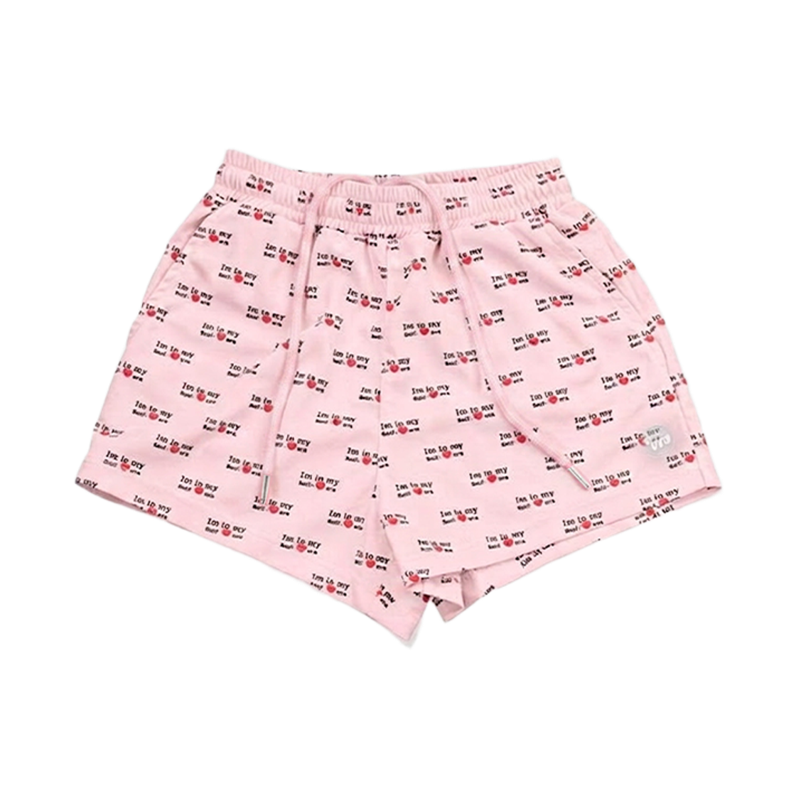 101748-0001 venhit Self Love Me Micro Pants Pink