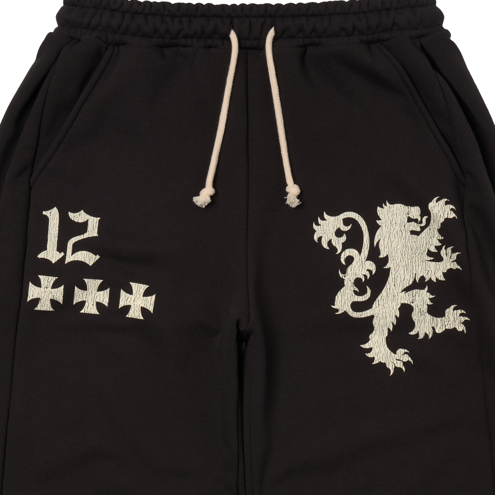 아모우 라이언 스웻 팬츠 블랙(AMOU Lion Sweat Pants Black) - 3