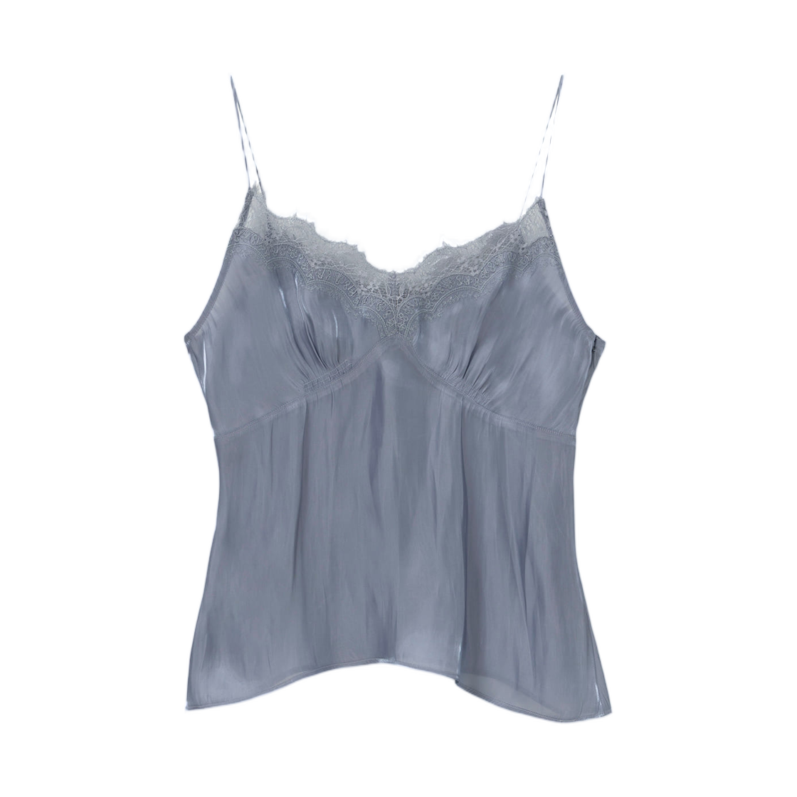 M261TS15964L (W) Wooyoungmi Satin Lace Bustier Blue - 26SS