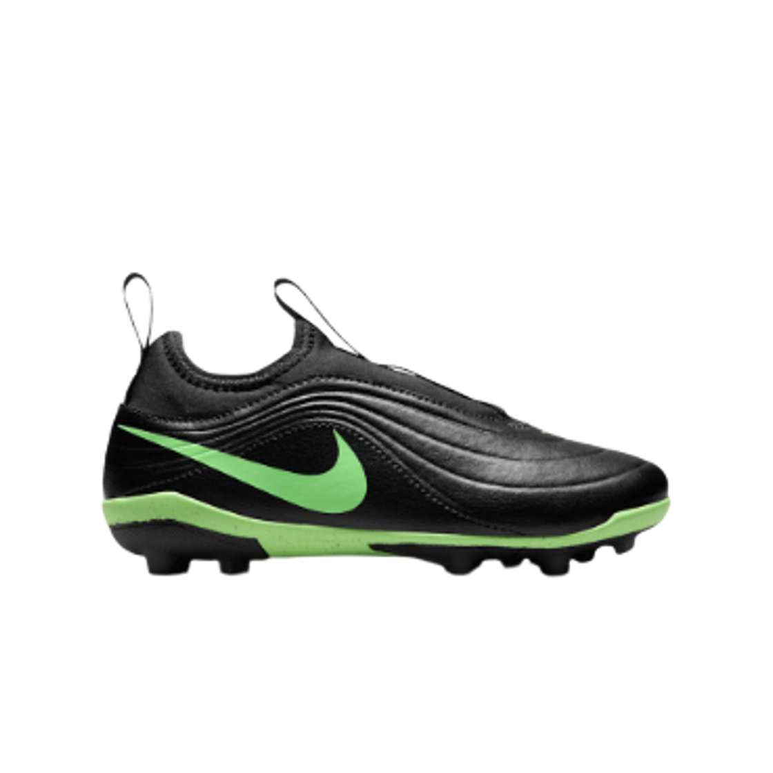 IB5029-001 (PS) Nike Tiempo Maestro Club Flex FG/MG Black Illusion Green