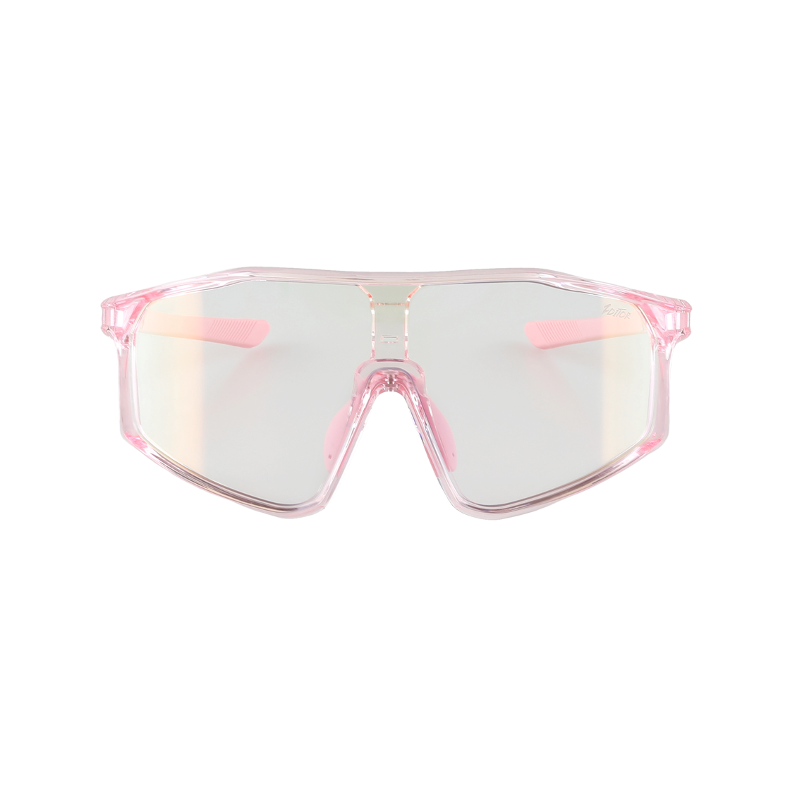 JUPITER C8 2DITOR Sports Exercise Running Goggle Iter Sunglasses C8 Photochromic Pink Frame Clear Pink