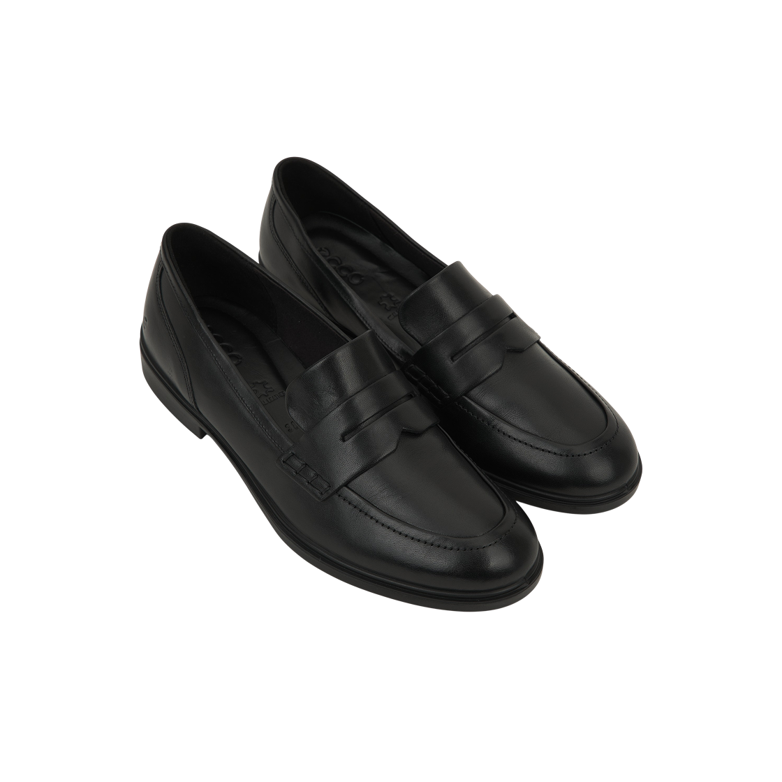 (W) 에코 드레스 클래식 15 로퍼 블랙((W) Ecco Dress Classic 15 Loafers Black) - 4