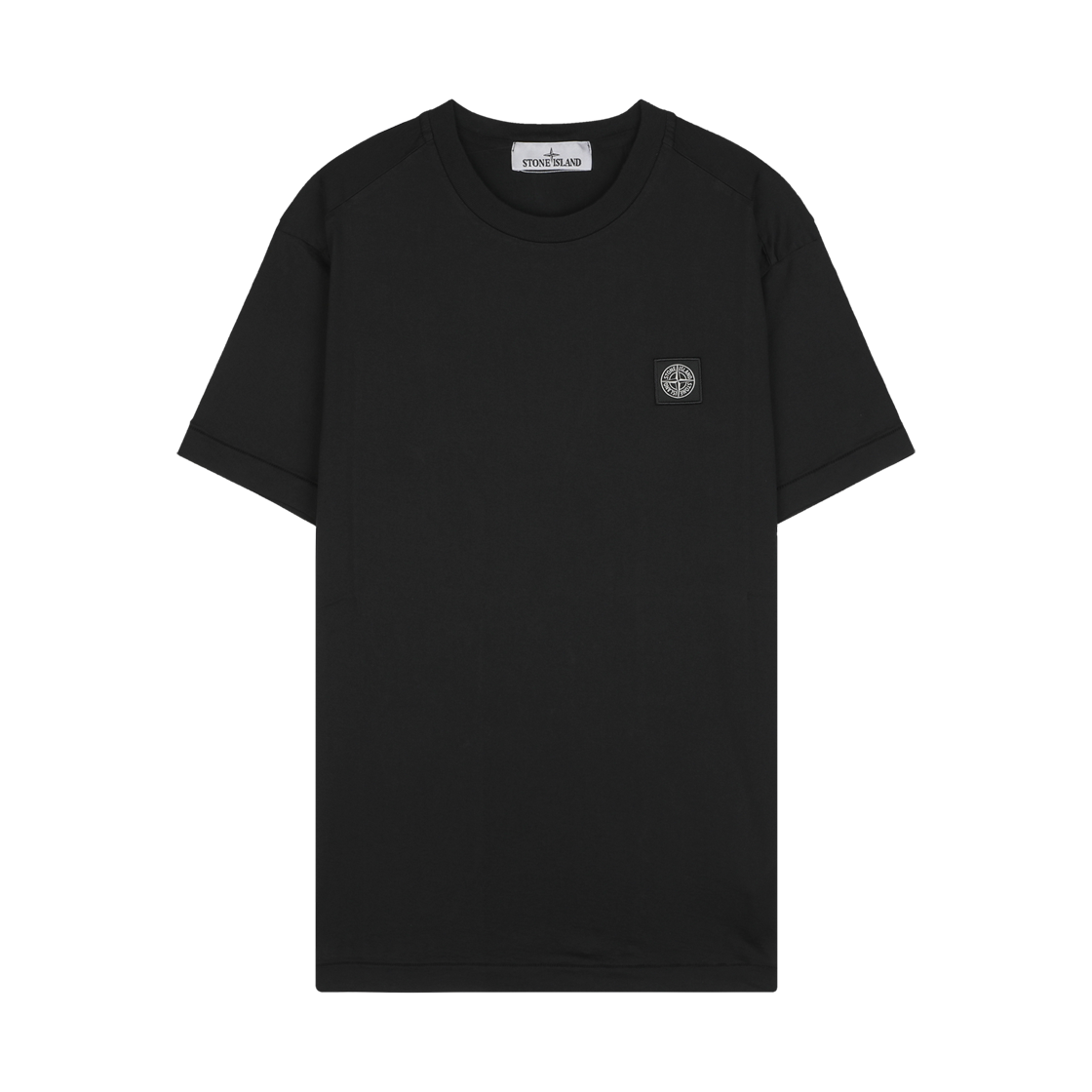 2100027 S0013 V0029 [25% 쿠폰] Stone Island 2100027 60/2 Cotton Jersey Slim-Fit T-Shirt with Compass Patch Black - 26SS