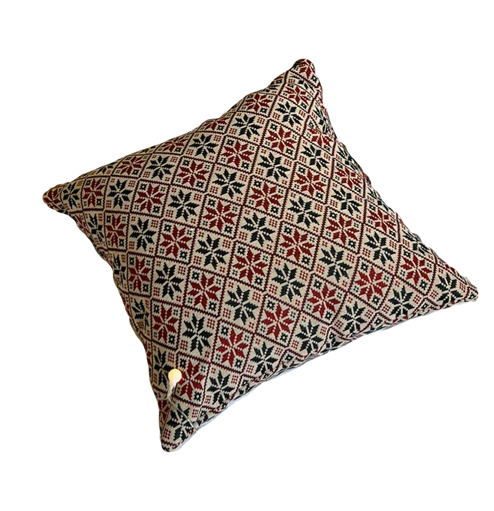 무성화 크리스마스 눈꽃 쿠션커버 45x45cm(MUSEONGHWA Christmas Snowflake Cushion Cover 45x45cm) - 1