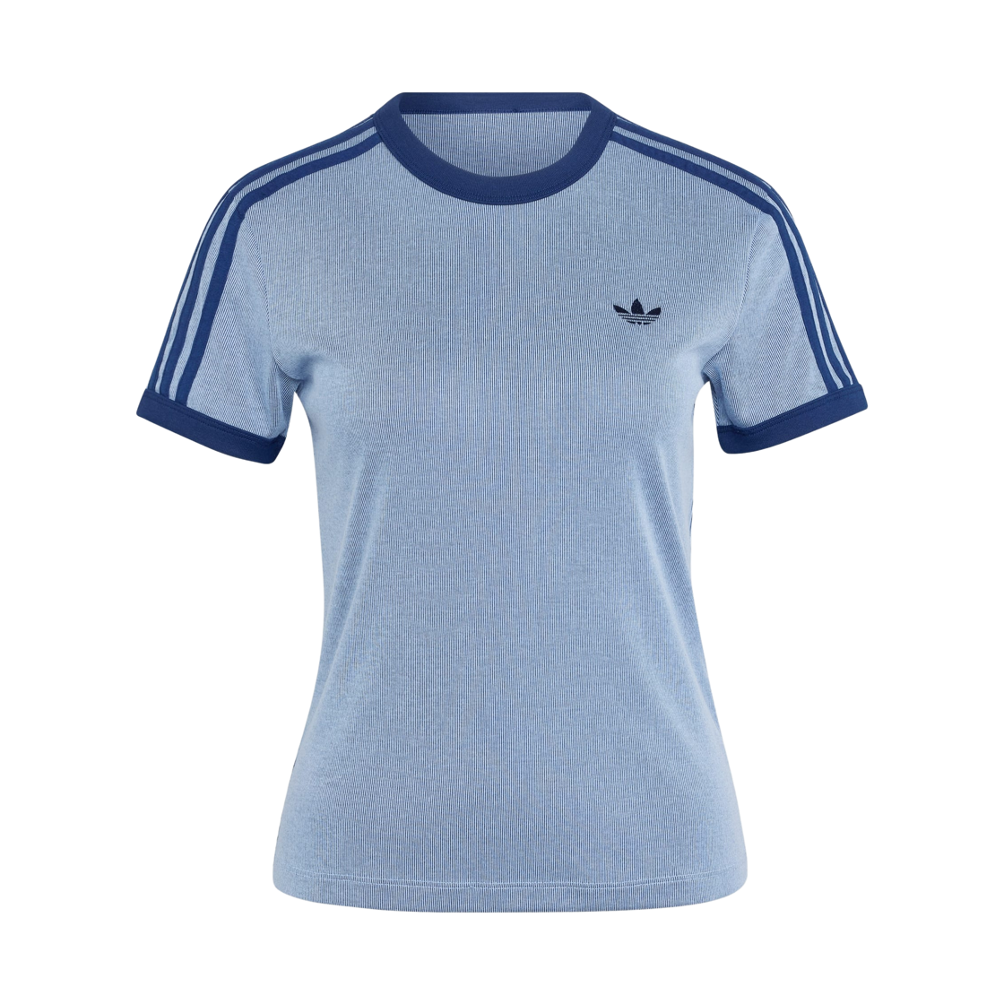KS6790 (W) Adidas 3-Stripes Heather Cali T-Shirt Night Indigo Blue Dawn - KR Sizing
