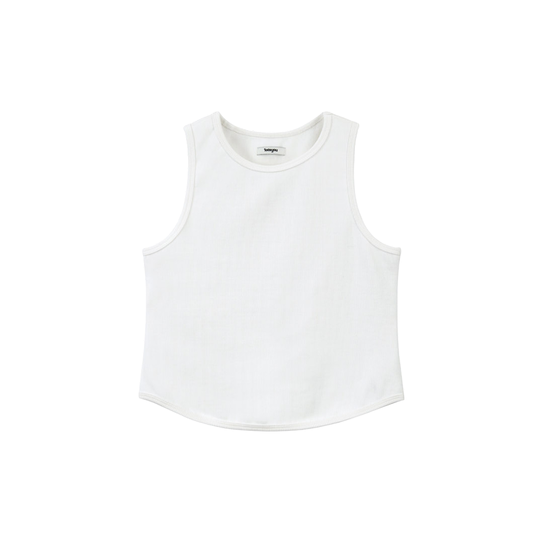 라츠유 베이직 슬리브리스 화이트(LOTS YOU Basic Sleeveless White)