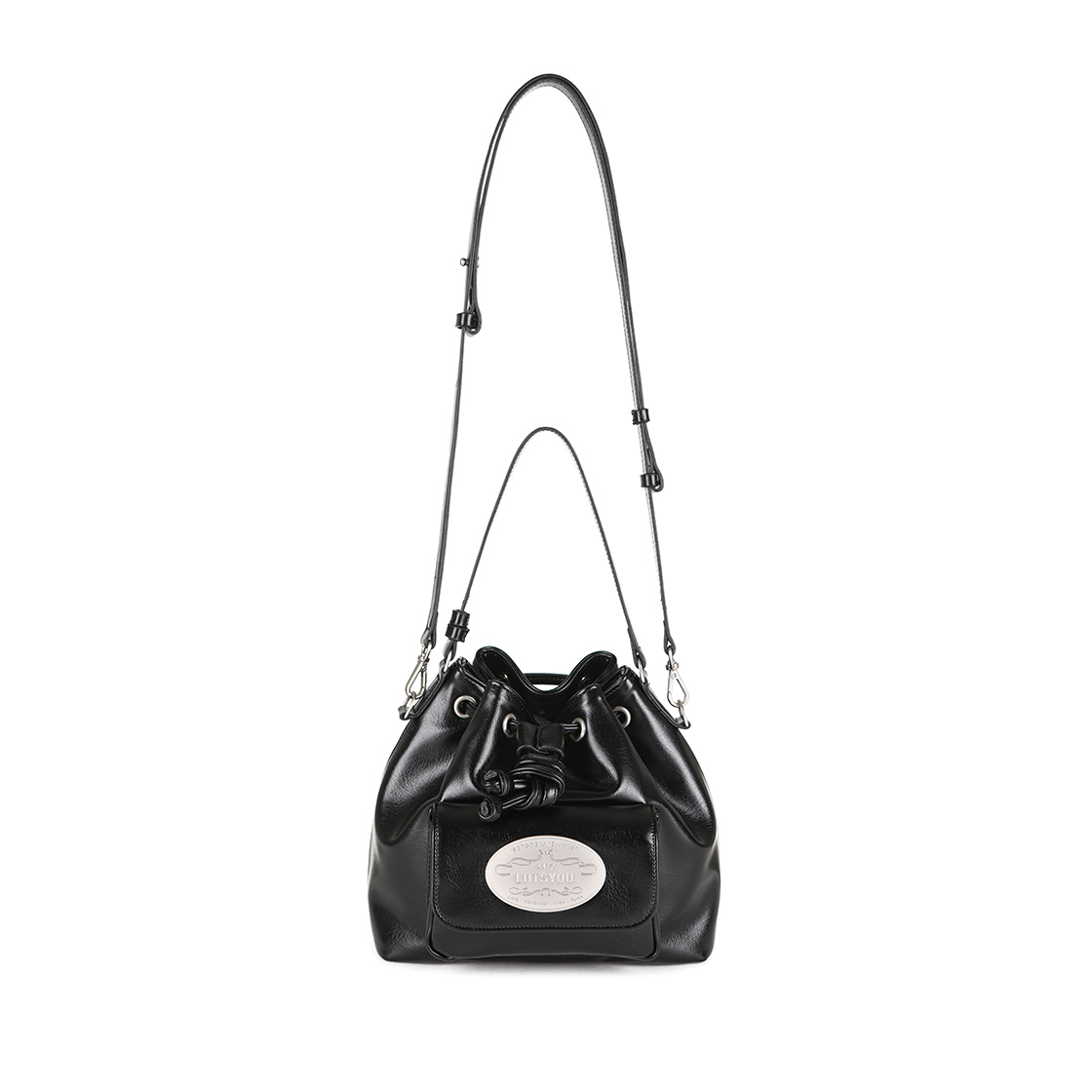 라츠유 루나 버킷백 블랙(LOTS YOU Luna Bucket Bag Black) - 2