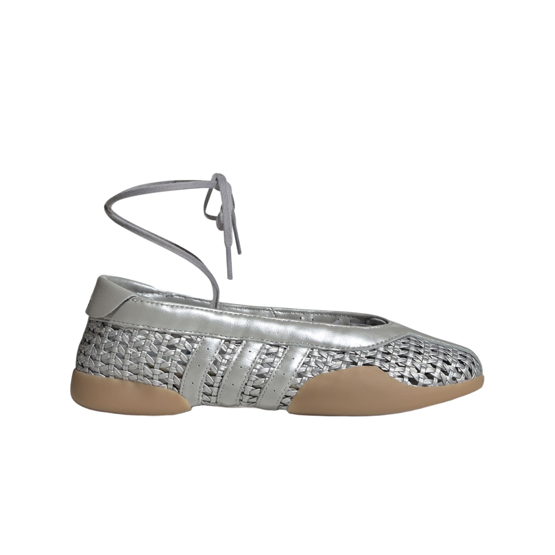 HQ9627 (W) Adidas Taekwondo Mei Ballet Silver Metallic Gum
