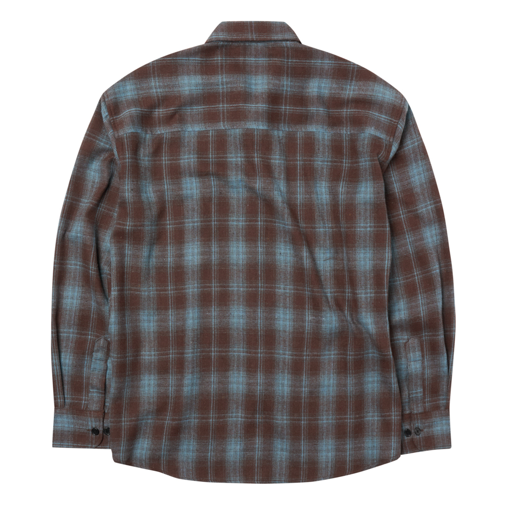 아모우 코어 플란넬 셔츠 브라운(AMOU Core Flannel Shirts Brown) - 2