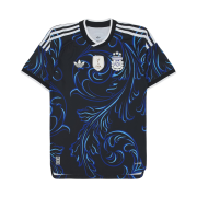 Adidas Argentina 2026 Away Authentic Jersey Black Lucid Blue - US Sizing (Non Marking Ver.)
