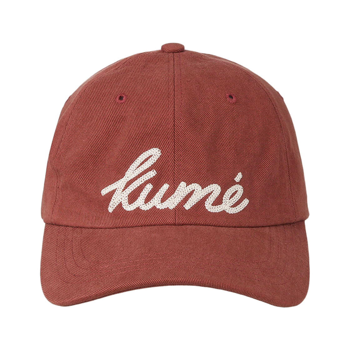쿠메 체인 로고 빈티지 볼 캡 브릭(KUME Chain Logo Vintage Ball Cap - Brick)