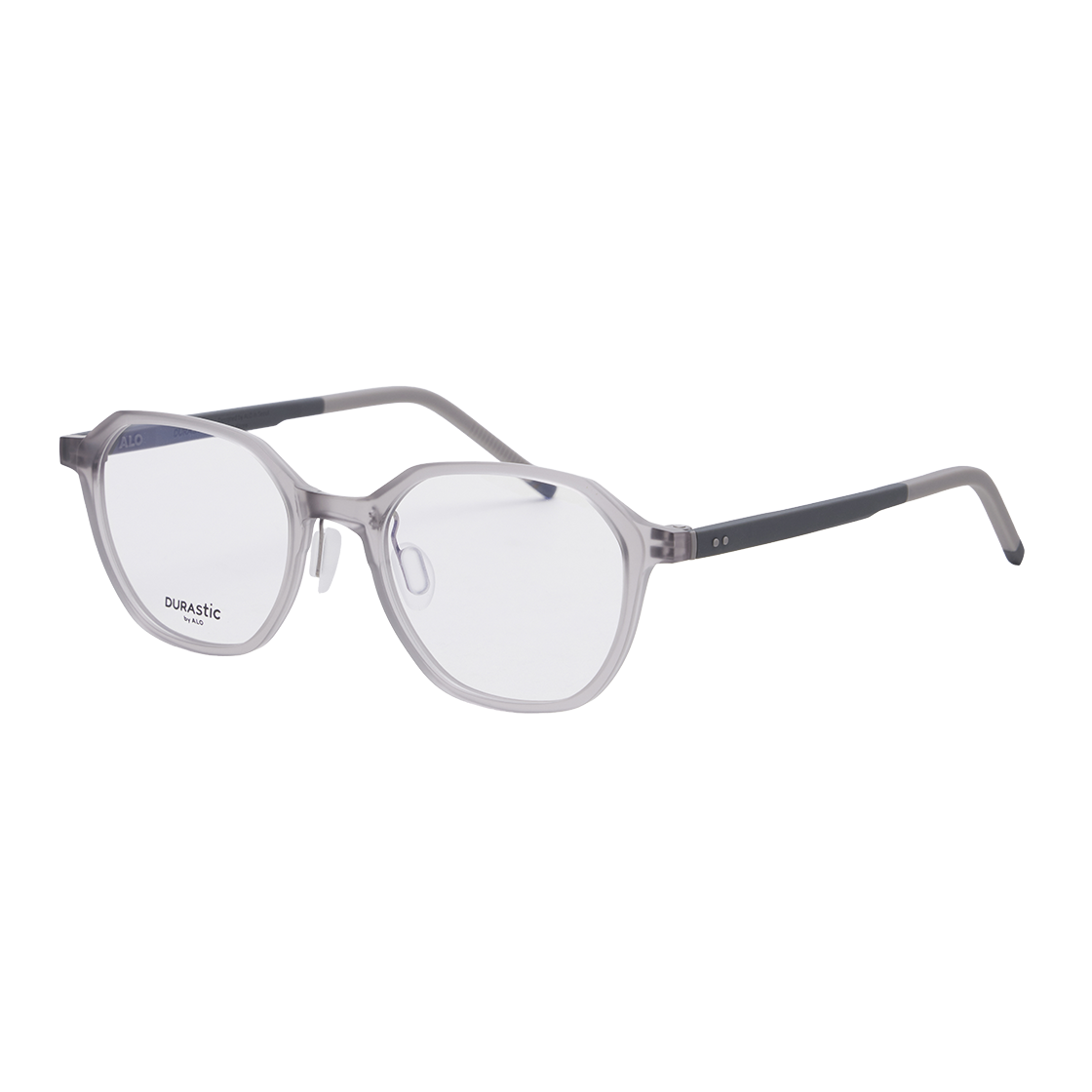 알로아이웨어 [DURASTIC] DRG5601 1010M 스퀘어 판토 실리콘 안경테 그레이(ALO EYEWEAR DRG5601 1010M Square Panto Silicone Glasses Frame Gray) - 2