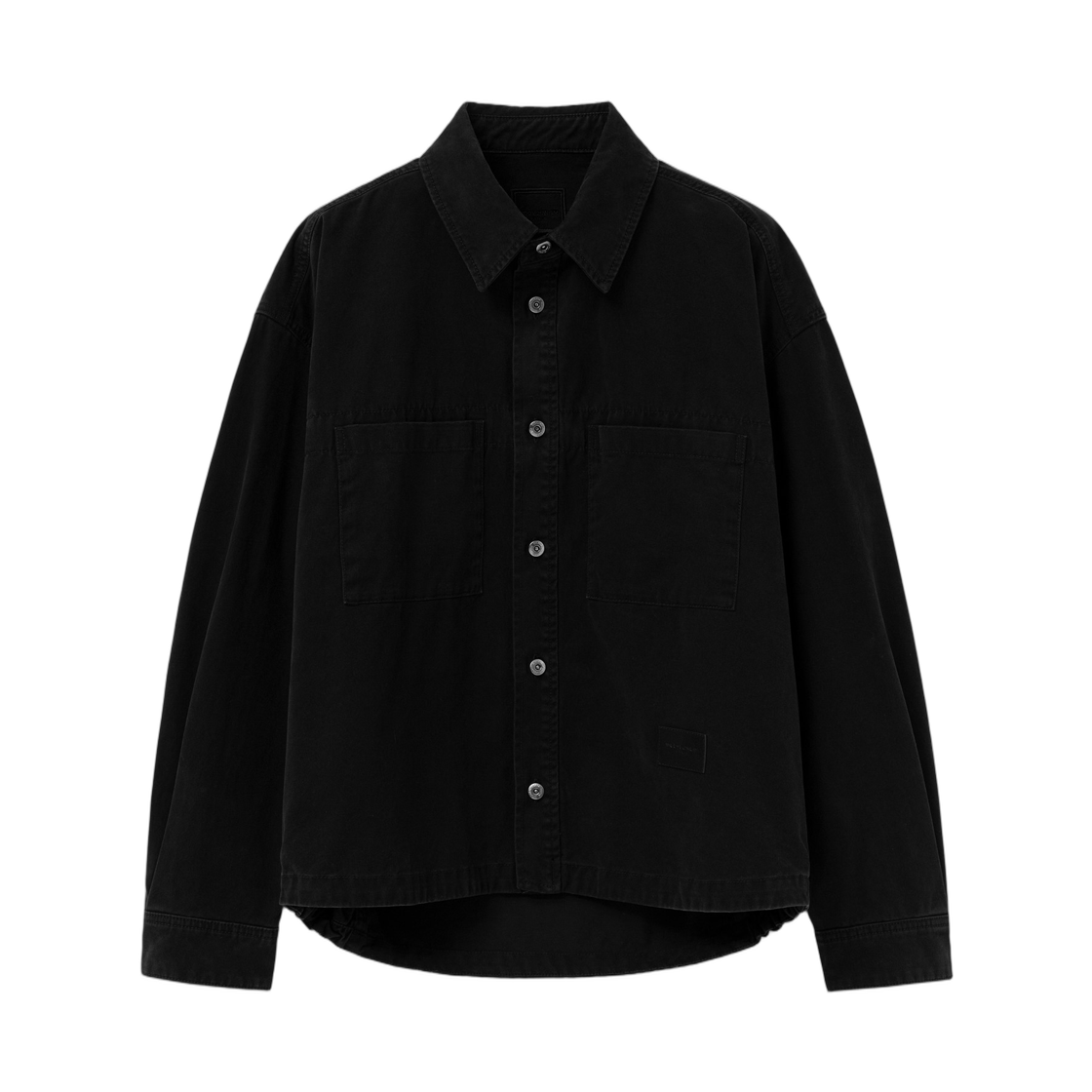 W263SH28997B Wooyoungmi Chino Shirt Black - 26FW