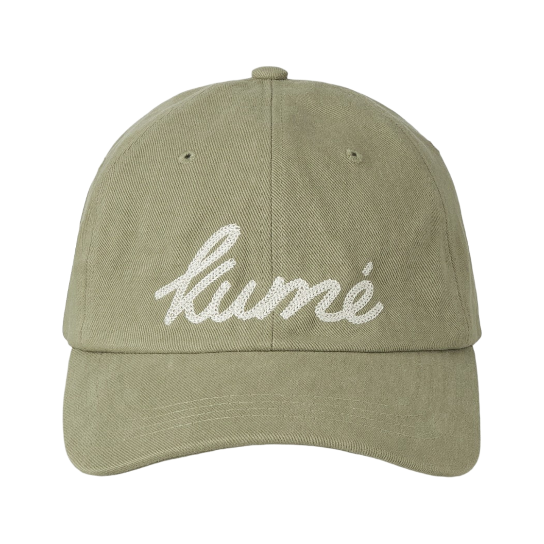 쿠메 체인 로고 빈티지 볼 캡 올리브(KUME Chain Logo Vintage Ball Cap - Olive) - 1