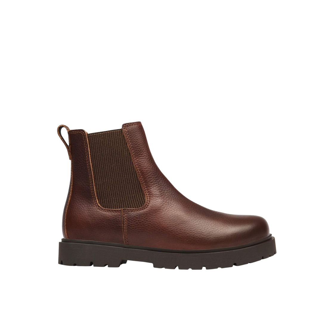 1033182 Birkenstock Natural Leather Highwood Slip On Mid Chocolate - Regular