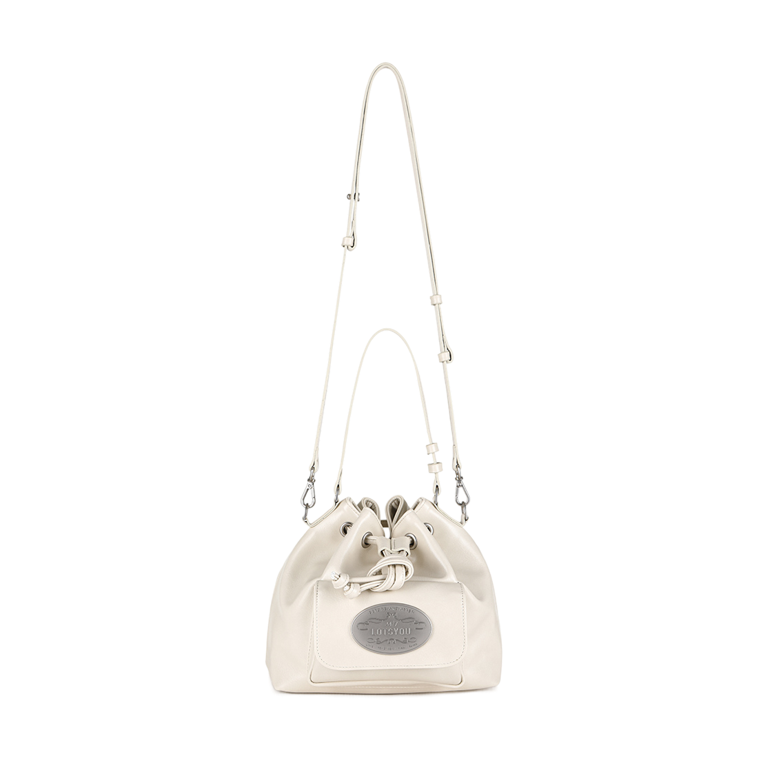 라츠유 루나 버킷백 아이보리(LOTS YOU Luna Bucket Bag Ivory)