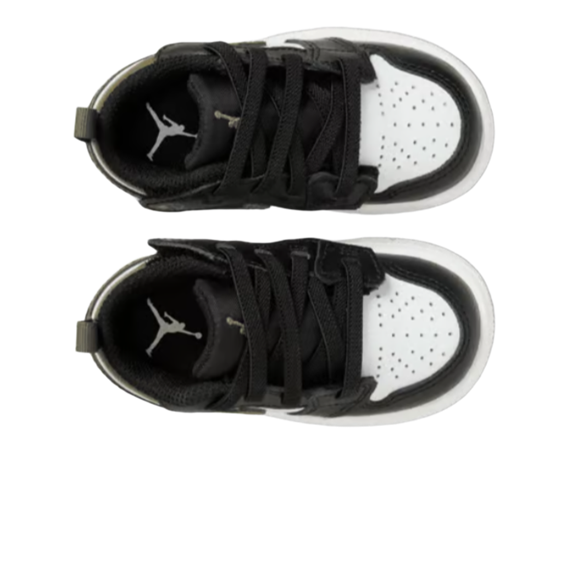 (TD) 조던 1 로우 Alt 블랙 미디움 올리브((TD) Jordan 1 Low Alt Black Medium Olive) - 2