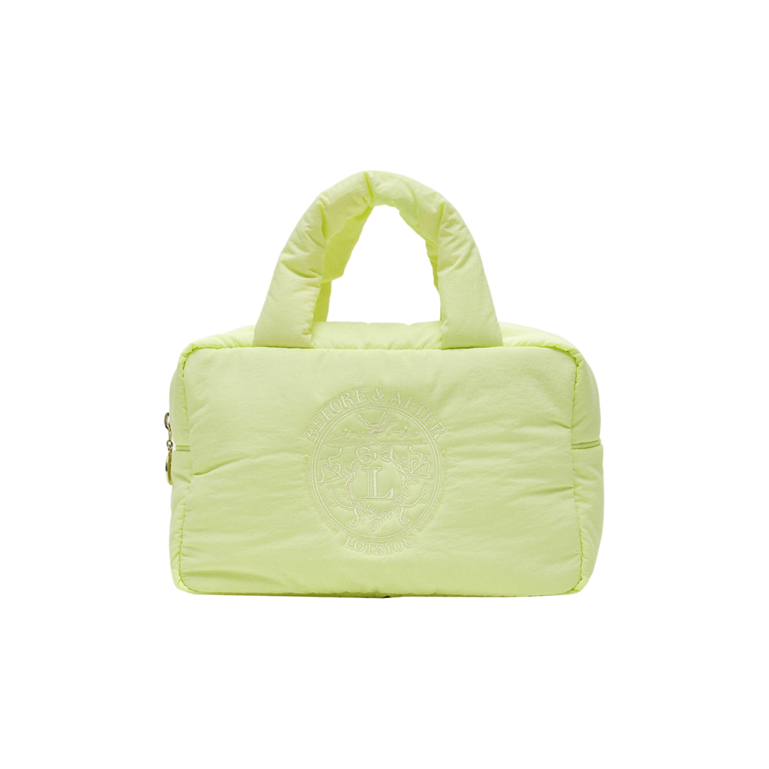 라츠유 페어리 테일 패딩 미니백 라이트 옐로우(LOTS YOU Fairy tale Padding Mini bag Light Yellow)