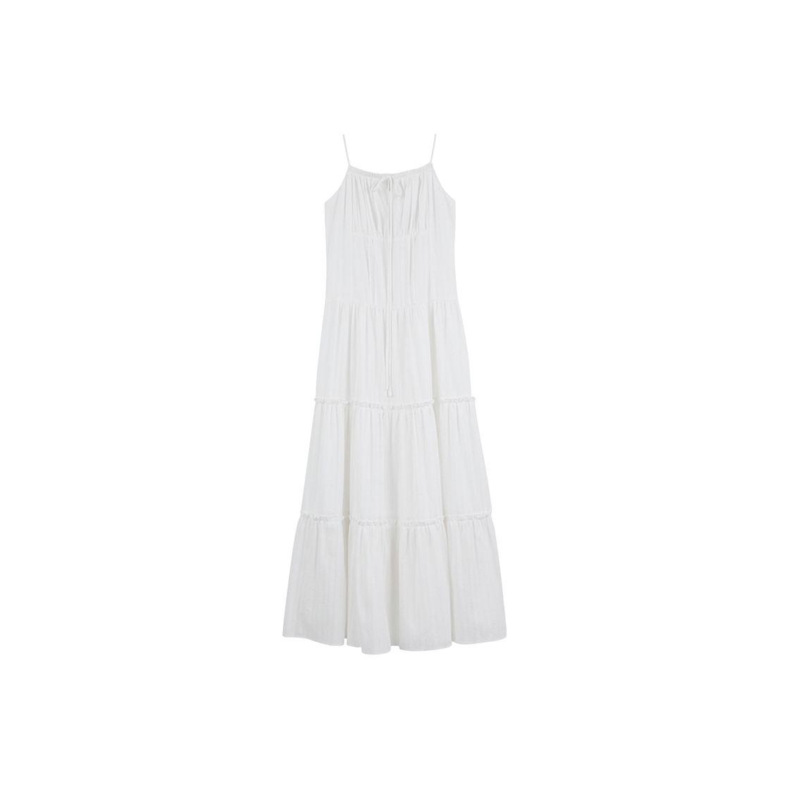 라츠유 에이프릴 레이스 맥시 드레스 화이트(LOTS YOU April Lace Maxi Dress White) - 2