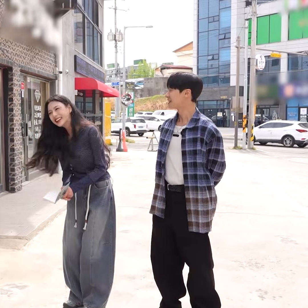 Nonnod Segment Pants Black, Nonnod Segment Pants Beige 착용 스타일 - 1