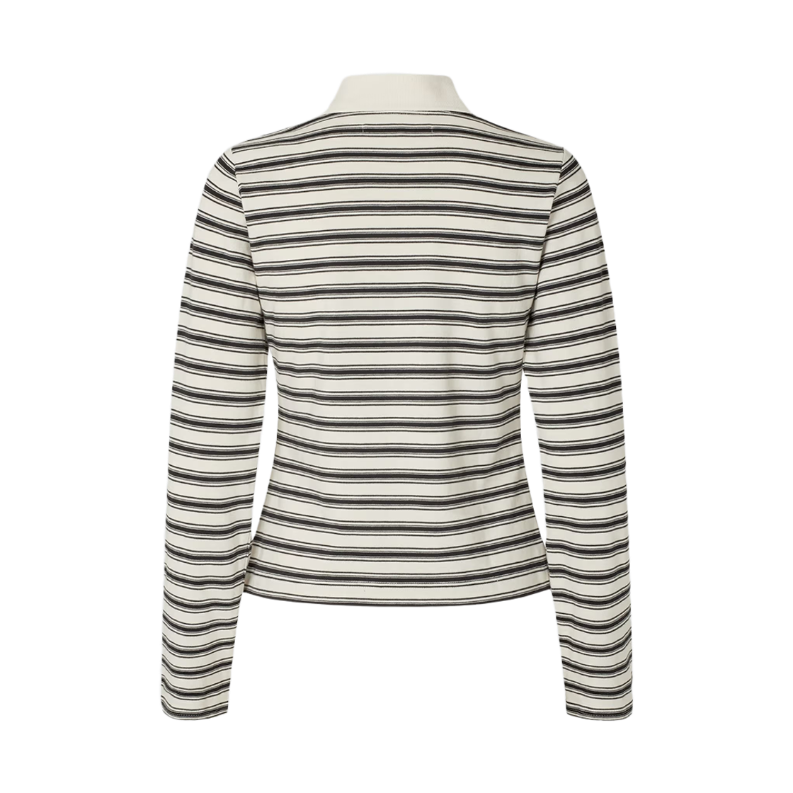 샘소이 샘소이 우먼 사도넬 롱슬리브 폴로 에그렛 스트라이프 - 26FW(Samsoe Samsoe Women Sadonell LS Polo Egret Stripe - 26FW) - 2