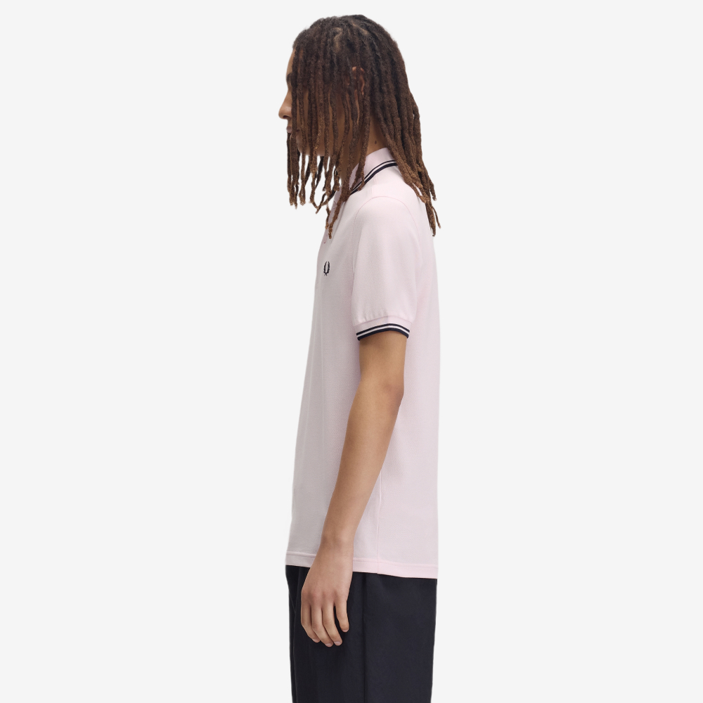 프레드페리 M3600 트윈 팁 프레드페리 셔츠 아이스핑크 네이비(Fred Perry M3600 Twin Tipped Fred Perry Shirt Ice Pink Navy) - 3