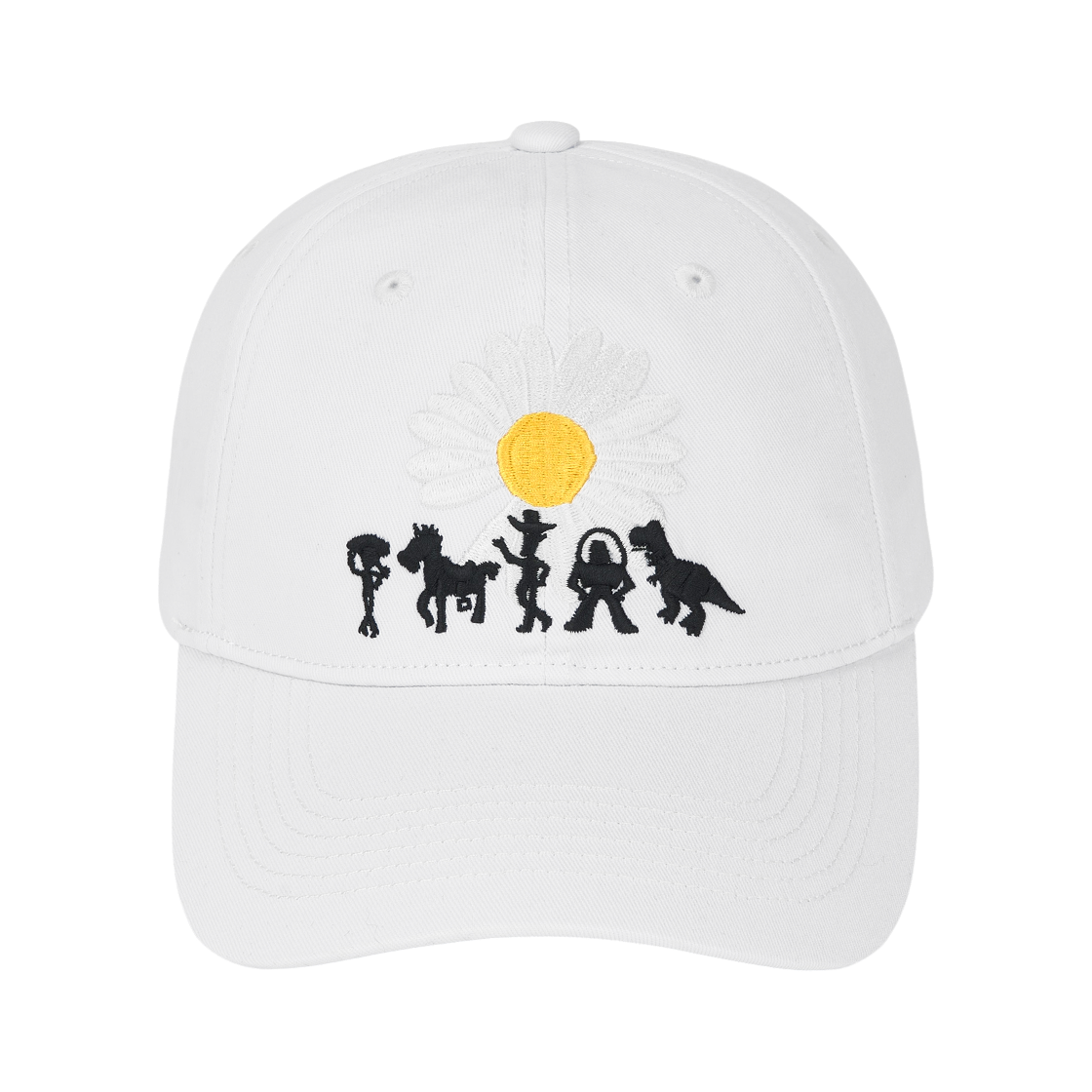 피스마이너스원 x 토이 스토리 더 퍼스트팬 캡 01 화이트(Peaceminusone x Toy Story The First Fan Cap 01 White)