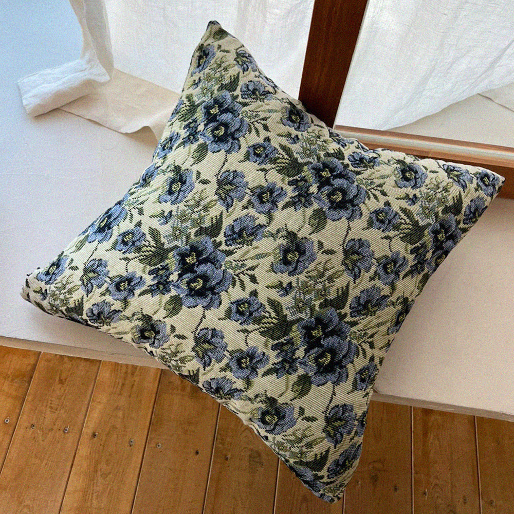 무성화 세잔느 블루 빈티지 쿠션커버 50x50cm(MUSEONGHWA Cézanne Blue Vintage Cushion Cover 50x50cm) - 2