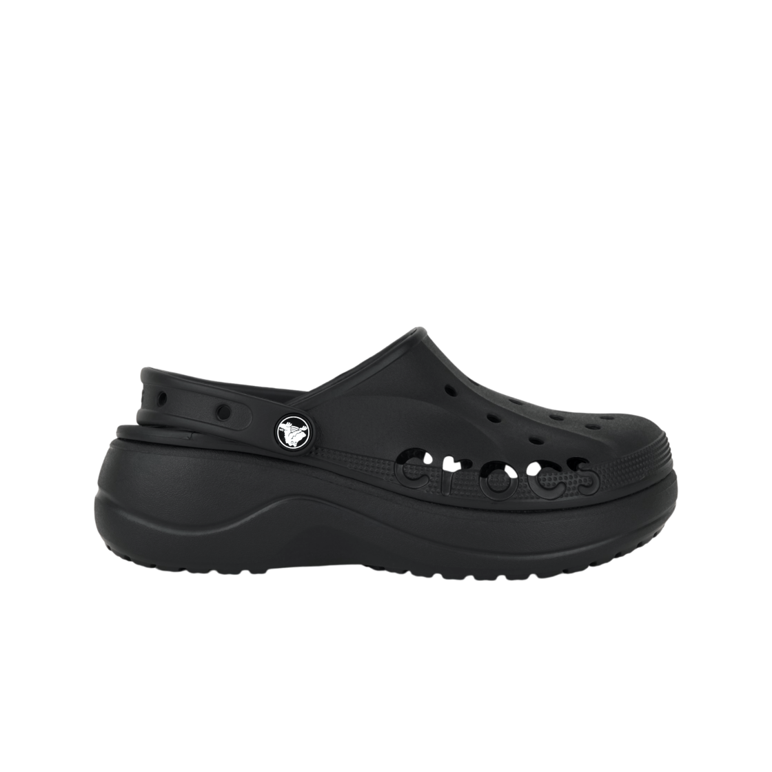 (W) 크록스 바야 플랫폼 클로그 블랙((W) Crocs Baya Platform Clog Black)