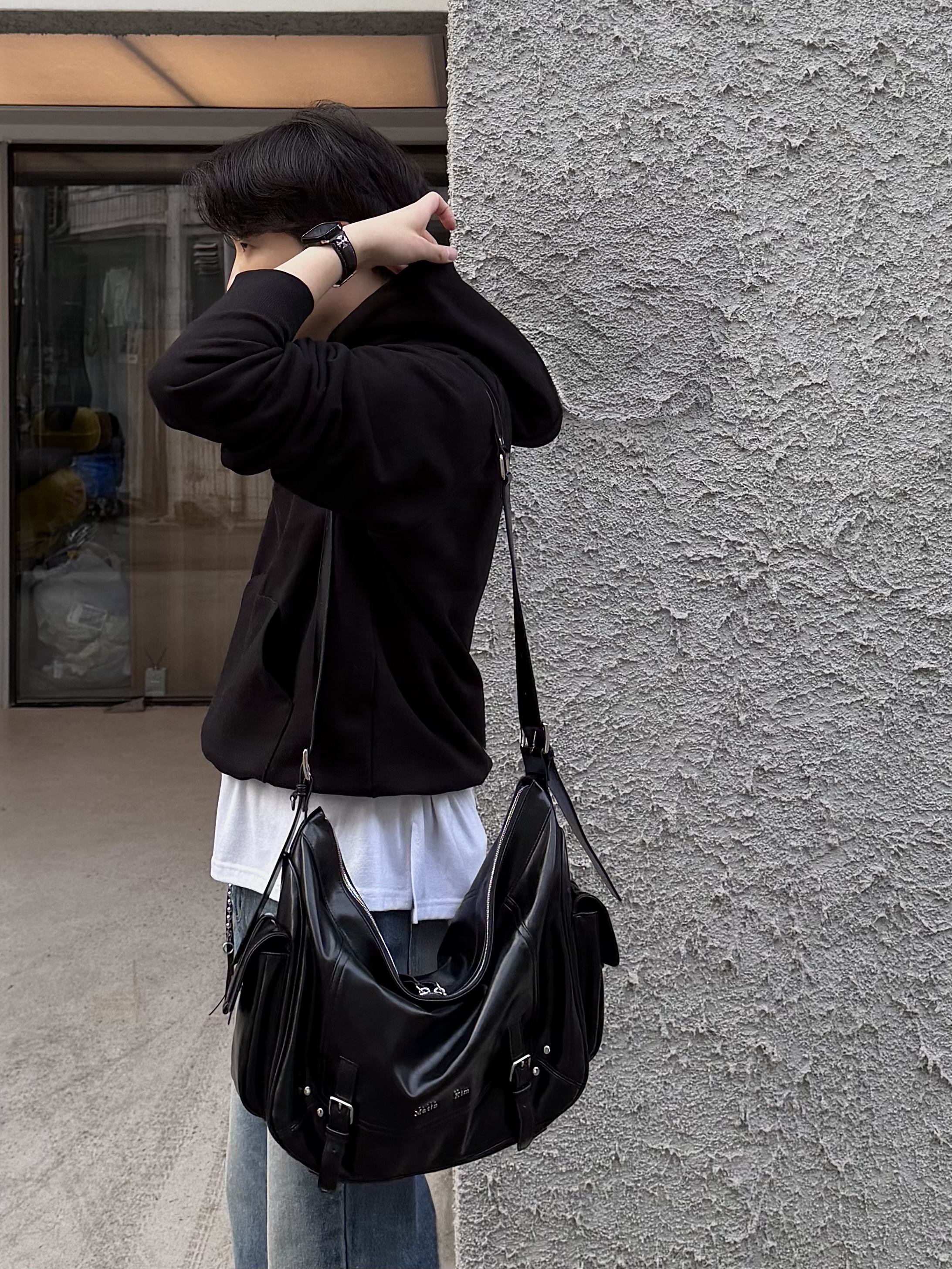 Diesel Dx1550040 Stainless Steel Chain Bracelet Silver, Nike Air Force 1 '07 Low White 착용 스타일 - 4