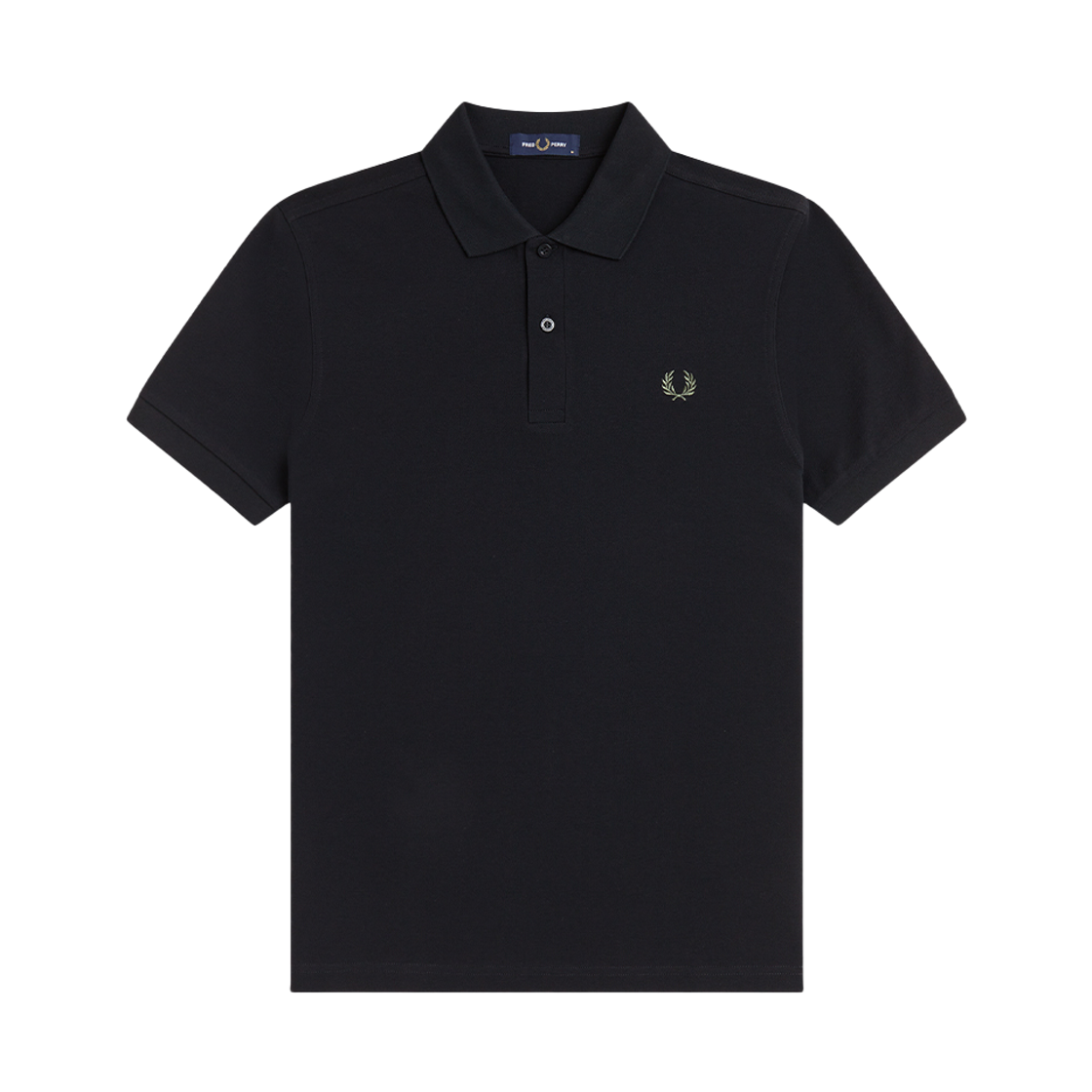 프레드페리 M6000 플레인 프레드페리 셔츠 블랙 로렐리스그린(Fred Perry M6000 Plain Fred Perry Shirt Black Laurel Wreath Green)