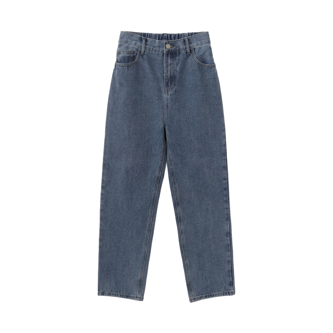 GW3642 GCLIP High-Waisted Back-Banded Cropped Straight Jeans