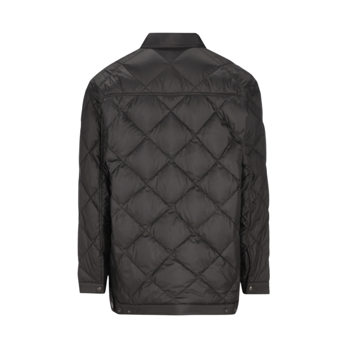 프라다 리나일론 퀼티드 다운 자켓 블랙(Prada Re-Nylon Quilted Down Jacket Black) - 2