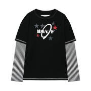 [사은품 증정/KREAM 단독] Thevinylhouse x Bocchi the Rock! Kessoku Star Layered Ls Tee Black