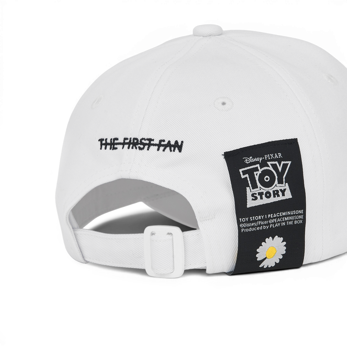 PEACEMINUSONE×Toy StoryTHE FIRST FAN Cap 피스마이너스원 x 토이 스토리 더 퍼스트팬 캡 01 화이트