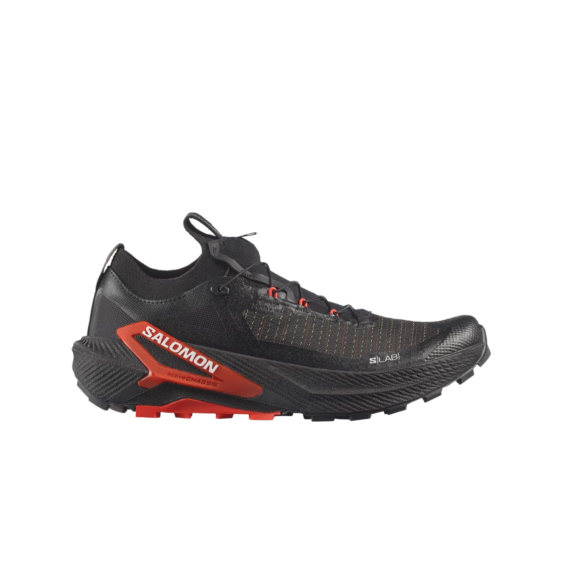 L49190100 Salomon S/LAB Genesis 2 Black Fiery Red