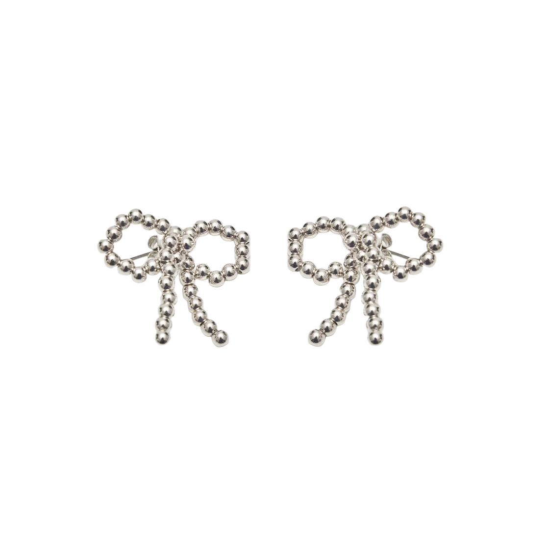 라츠유 리본 봉 펄 이어링(LOTS YOU Ribbon bon Pearl Earing)