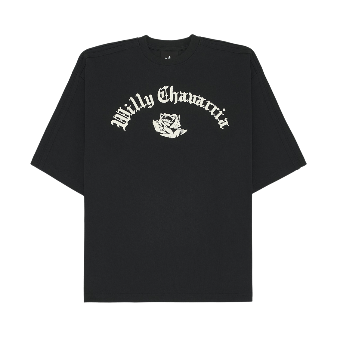 KD9354 Adidas x Willy Chavarria Chavarria Signature Logo T-Shirt Black - US Sizing