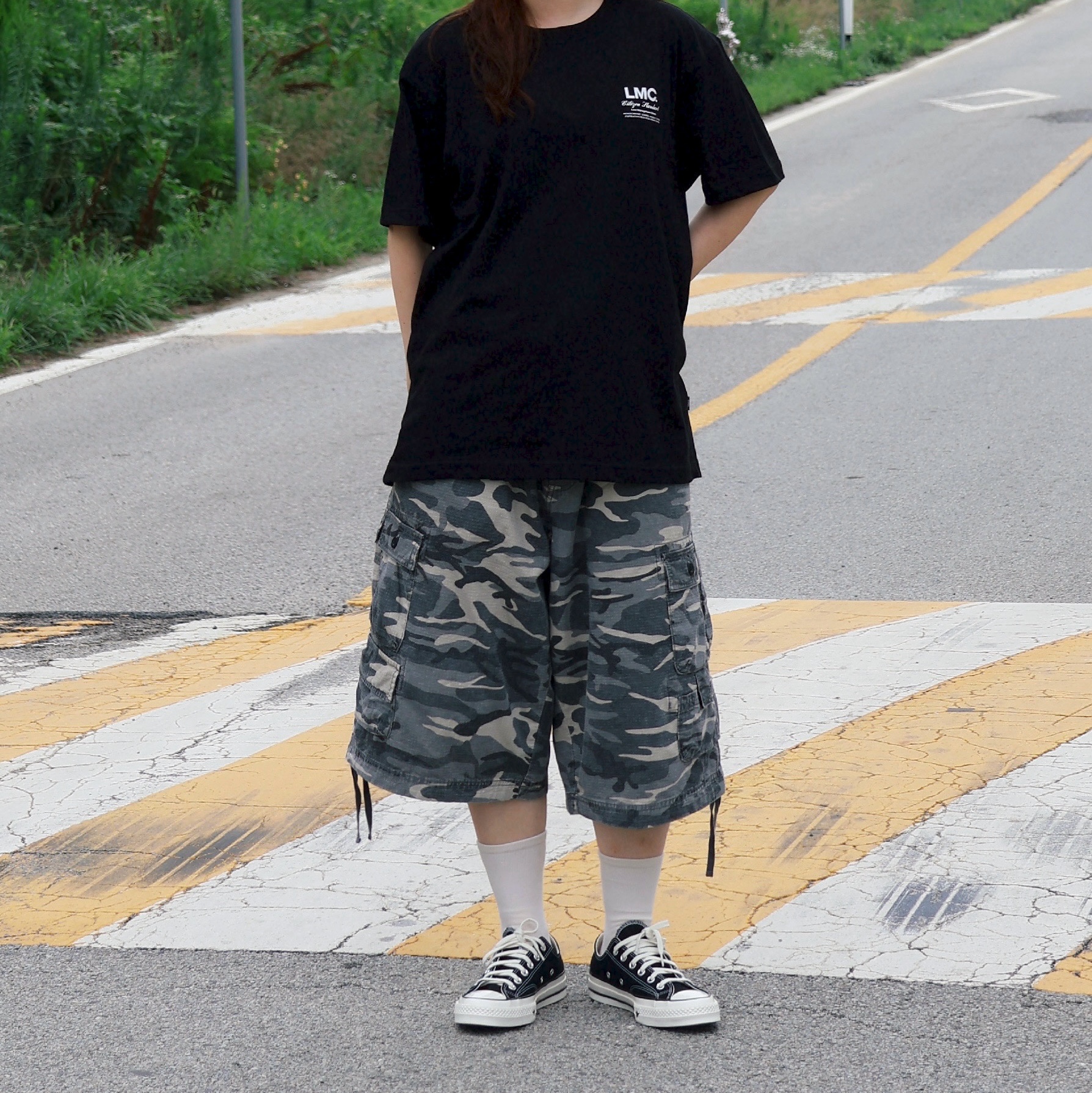 Converse Chuck 70 X Black 착용 스타일 - 2