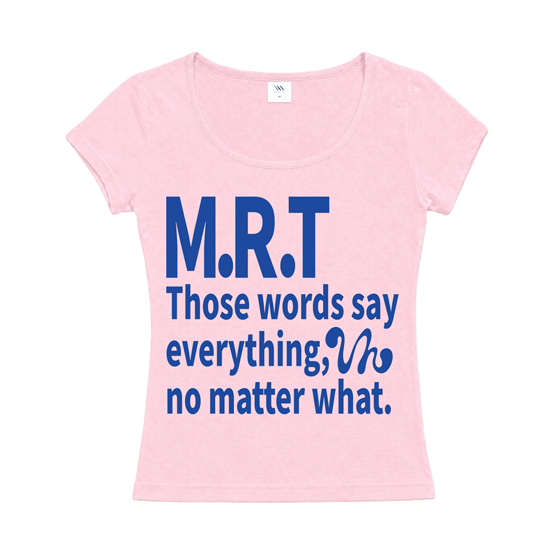 벤힛 MRT 비비드 유넥 슬림핏 반팔티 라이트 핑크(venhit MRT Vivid U-Neck Slim Fit Short Sleeve T-Shirt Light Pink) - 1
