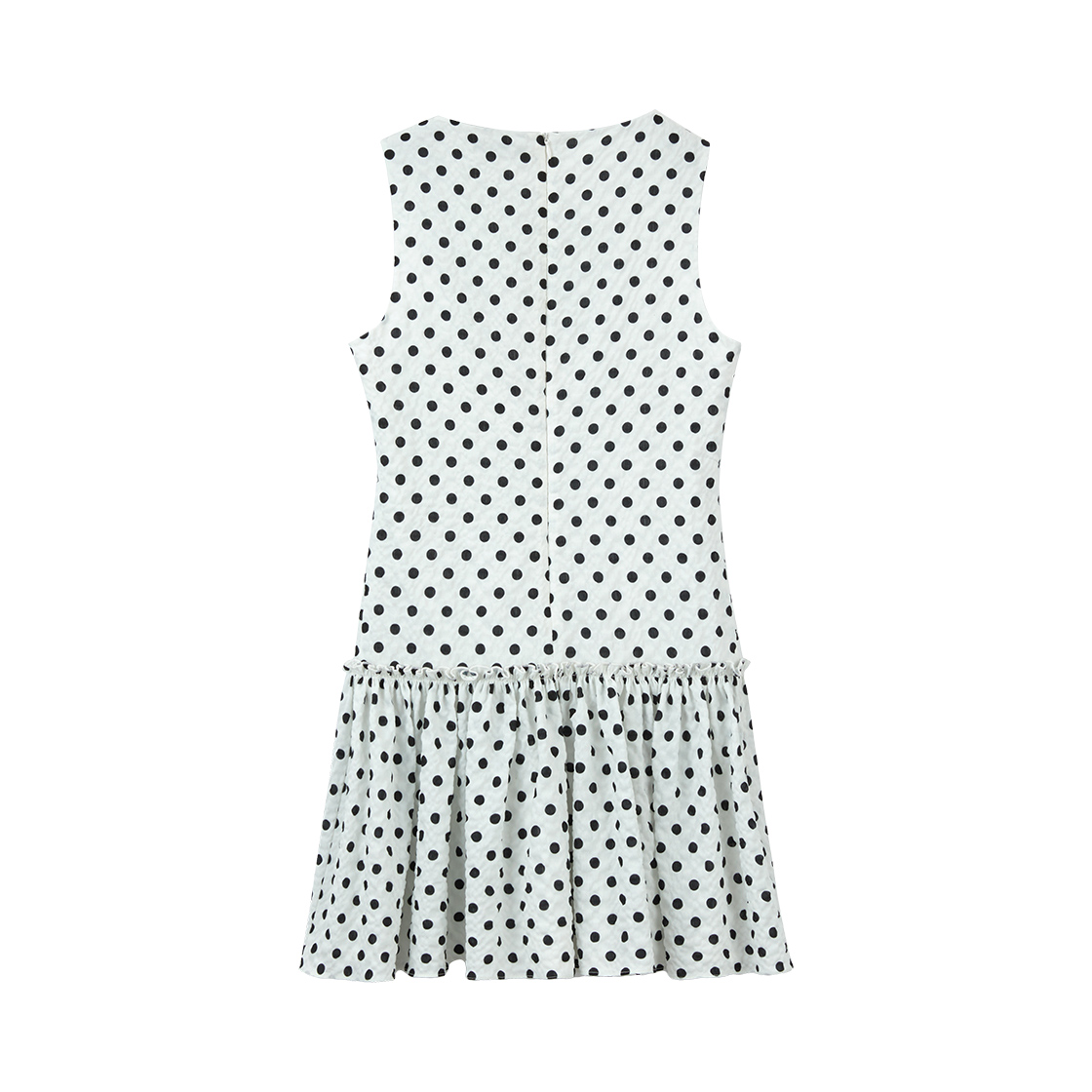 라츠유 달린 미니 드레스 화이트(LOTS YOU Darlene Mini Dress White) - 2