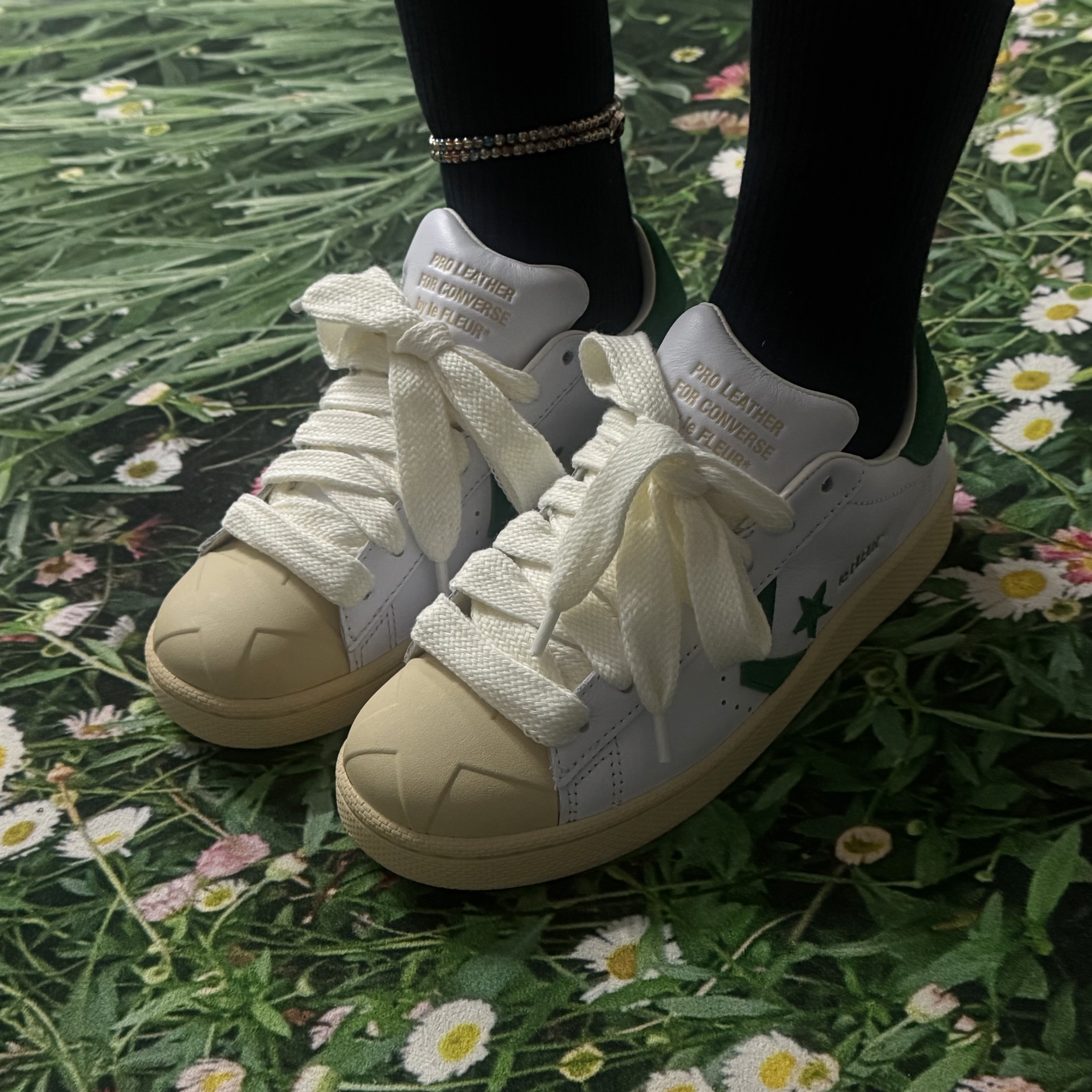 Converse x Golf Le Fleur 1908 Pro Leather White Amazon 착용 스타일