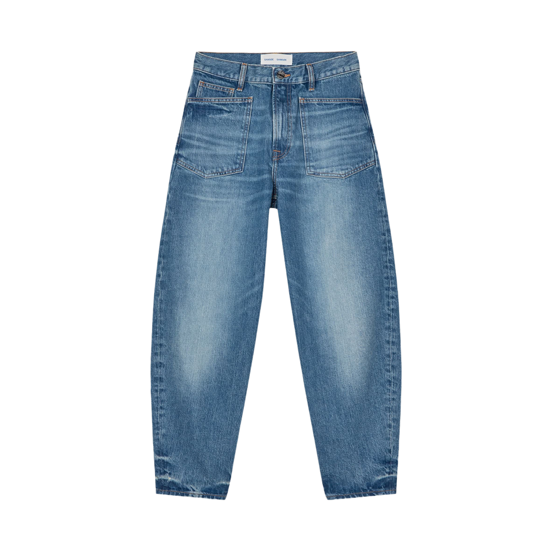 KW6CPADSE08BL Samsoe Samsoe Women Saveyra Jeans  Oceanic Blue - 26FW