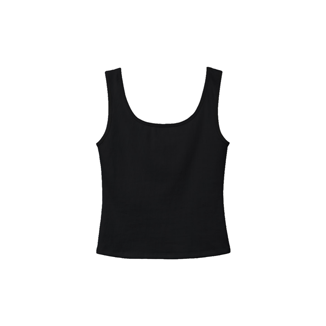라츠유 베이직 딥 슬리브리스 블랙(LOTS YOU Basic Deep Sleeveless Black)